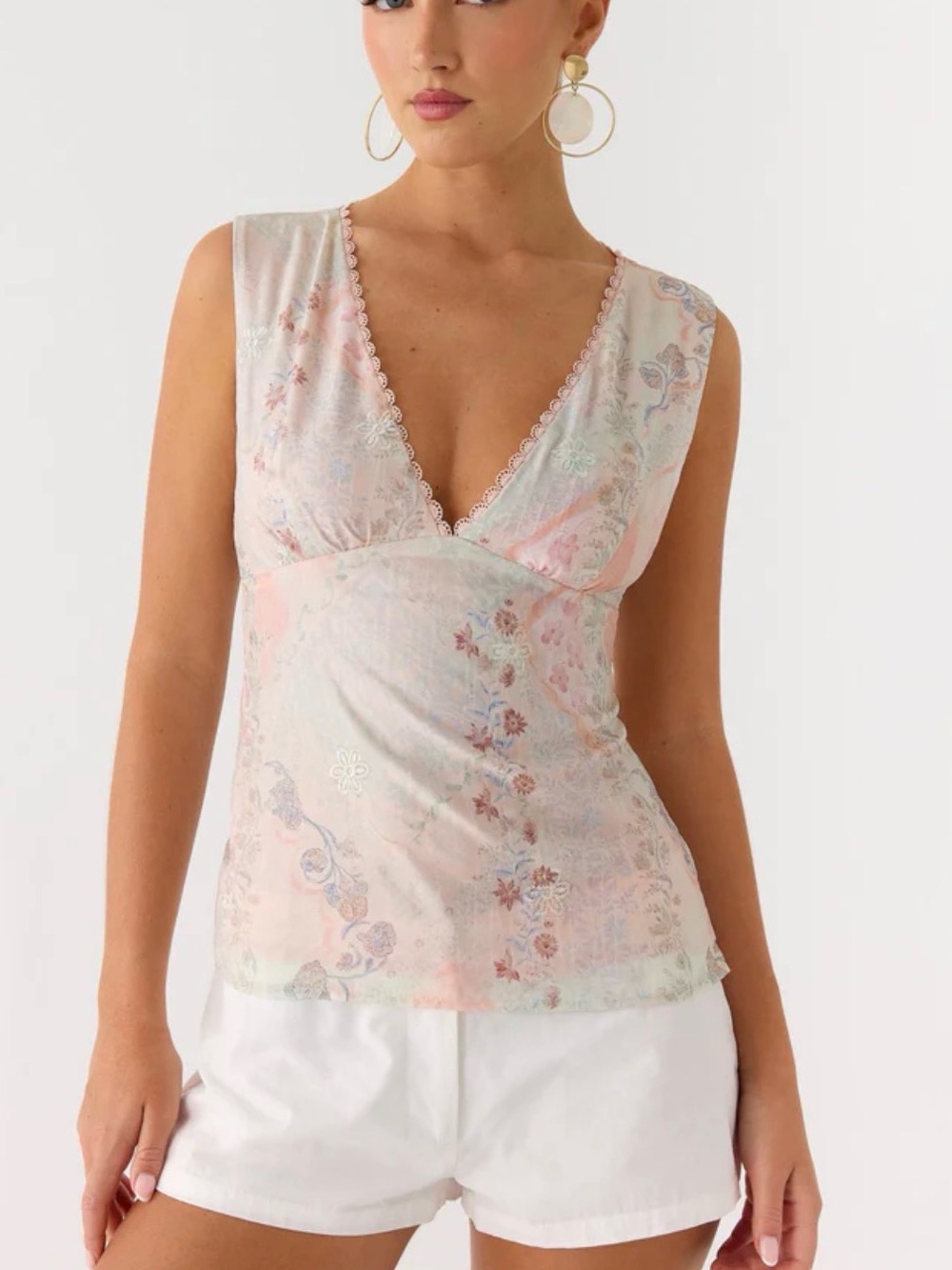 NWT Peppermayo Lost in Love Top Mystic Paisley